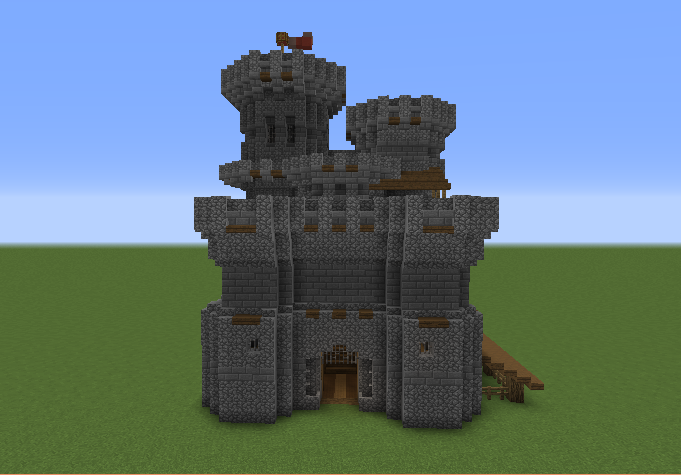 Large Medieval Keep Castle 2120 
