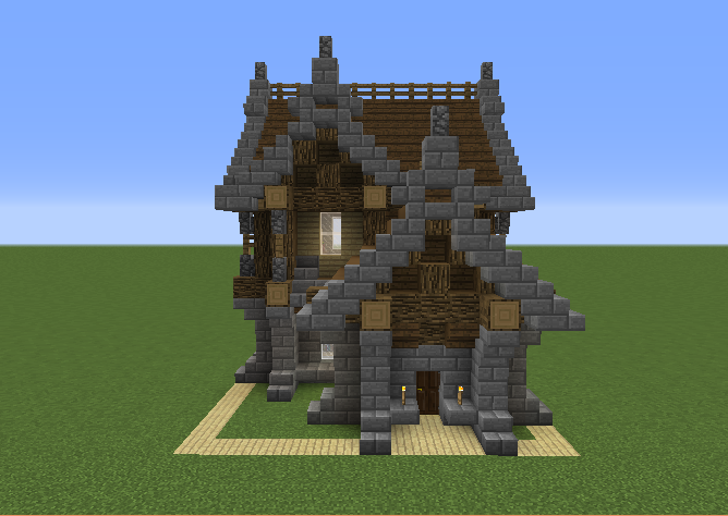 Medieval House Minecraft Project  Minecraft medieval, Minecraft, Minecraft  blueprints
