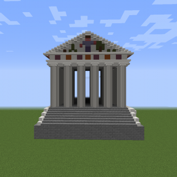 Greek Temple 1 - Blueprints for MineCraft Houses, Castles, Towers, and ...