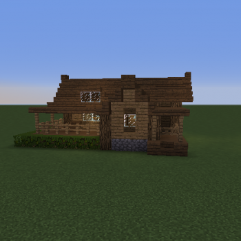 Small Wooden Cabin 4 - GrabCraft - Your number one source for MineCraft ...