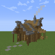 Easy minecraft houses, Minecraft house designs, Minecraft medieval