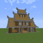 Minecraft Medieval House Build